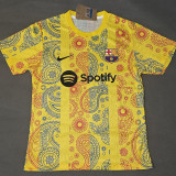 25 /26 BAR Yellow Special Edition Player Version Soccer Jersey(黑色spotify)