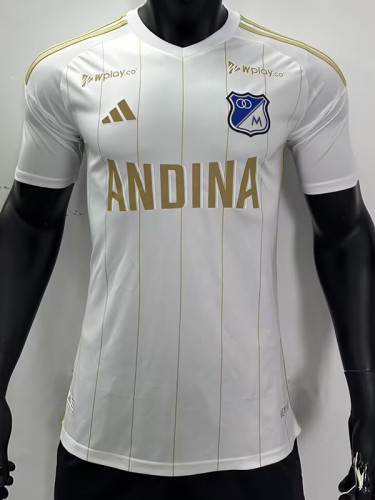24/25 Millonarios FC Away Player Version Soccer Jersey 百万富翁