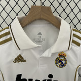 2011/2012 RMA Home Retro Kids Soccer Jersey