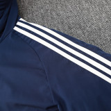 24/25 Germany Royal Blue Hooded Cotton Coat 连帽棉衣