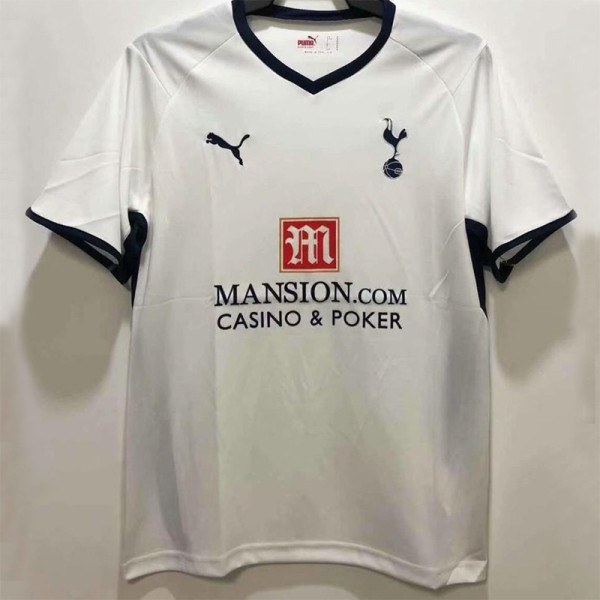 2008/2009 TOT Home White Retro Soccer Jersey
