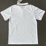 21/23 PSG White Classic Polo Short Sleeve (蓝红印花)