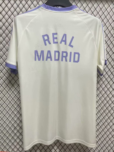 24/25 RMA White T-shirt(Y057蓝肩）