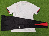 24/25 PSG Away Player Version Suit Soccer Jersey(Black Pants)黑裤