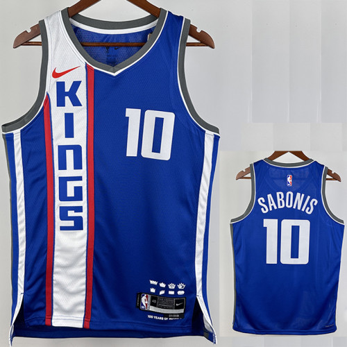 23/24 Kings DEROZAN #10 Blue City Edition Top Quality Hot Pressing NBA Jersey