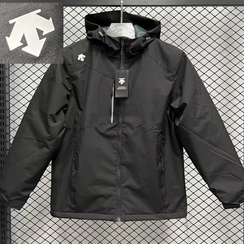 2024 New Disant Black  Windbreaker F12（加绒、连帽）