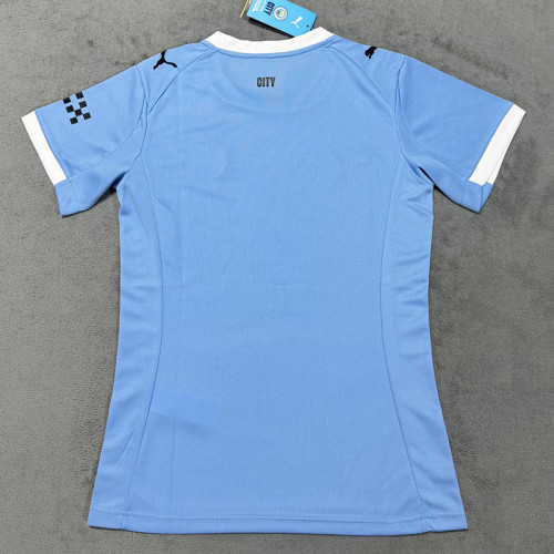 25/26 Man City Home   Women  Soccer Jersey