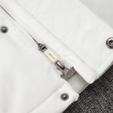 24/25 Argentina White Hooded Cotton Coat (金标)连帽棉衣