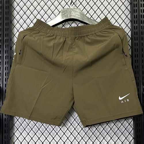 24/25  NK Khaki Casual shorts (NK白标带AIR小字）