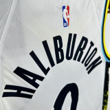 24/25 Indiana Pacers HALIBURTON #0 City Editiao Top Quality Hot Pressing NBA Jersey