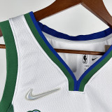 75th Anniversary Dallas Mavericks LRVING #11 White Top Quality Hot Pressing City Edition NBA Jersey（城市版）