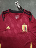 2024 Belgium Home Kids Soccer Jersey