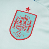24/25 Spain Light Blue Half Pull Tracksuit  (半拉链、B832)