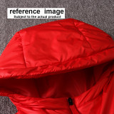 2022 Belgium Red Hooded Cotton Coat 棉衣