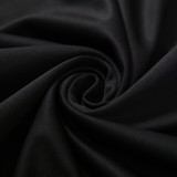 24/25 PSG Black Tank top and shorts suitblack