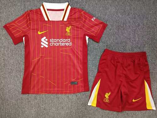 24/25 LIV Home Kids Soccer Jersey