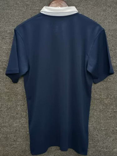 2014 France Royal Blue Retro Soccer Jersey