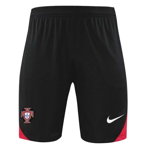 24/25 Portugal Black Training Shorts Pants