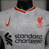 24/25 LIV Away Long Sleeve Player Version Soccer Jersey(长袖）