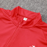 24/25 Internacional Red Half Pull Tracksuit  (半拉链、B828)
