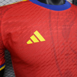 2024 Spain Red Special Edition Player Version Soccer Jersey