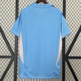24/25 RMA  Blue Goalkeeper  Fans Soccer Jersey