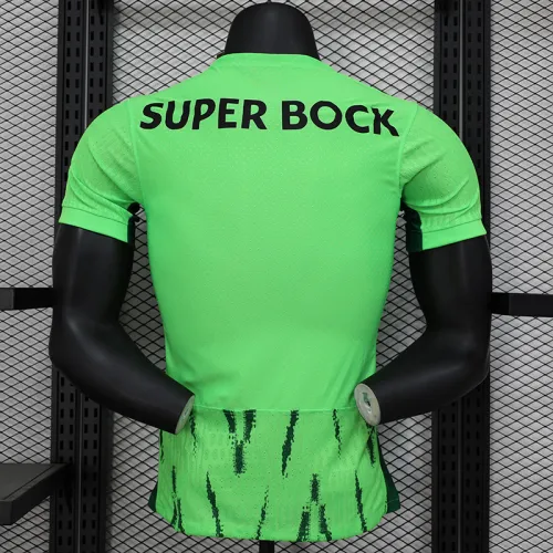 24/25 Sporting Lisbon Fourth  Player Version Soccer Jersey