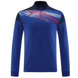 24/25 JO Blue Half Zipper Sportswear # 810蓝彩(半拉链)