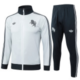 24/25 JUV Light Grey Retro Edition Jacket Tracksuit #A840