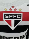 25/26 Sao Paulo  Home Player Version Soccer Jersey(胸前SUPERBET)