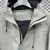 24/25 UA White Single Layer Hooded Windbreaker#F707