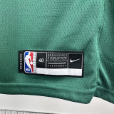 Dallas Mavericks LRVING #11 Green Top Quality Hot Pressing Retro NBA Jersey