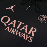 24/25 PSG Black Hooded  Tracksuit