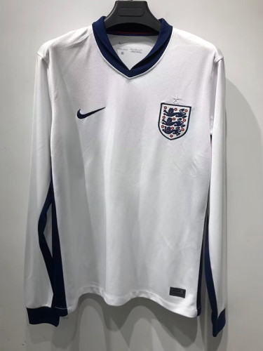 2024 England Home Long Sleeve Soccer Jersey (长袖)