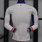 24 /25 CHE Away  Long Sleeve  Player Version Soccer Jersey