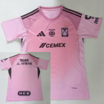 25/26 Tigres Goalkeeper Pink Fans Soccer Jersey 25/26 Tigres Goalkeeper Pink Fans Soccer Jersey