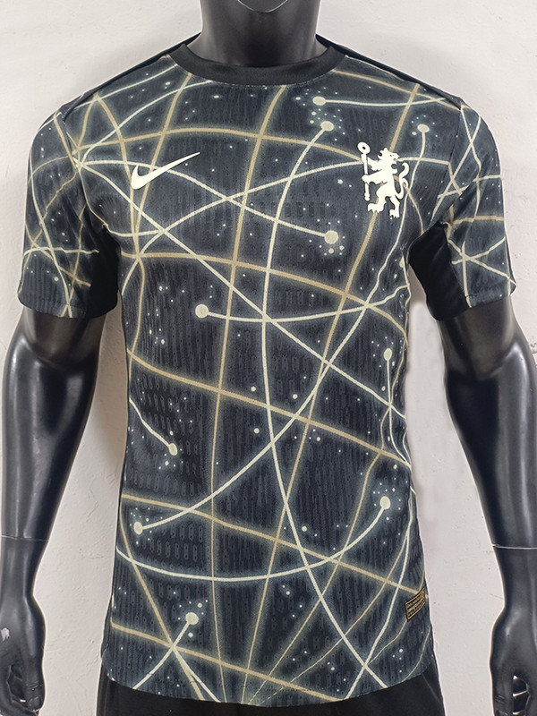 25/26  CHE Black  Player Version Training Shirts