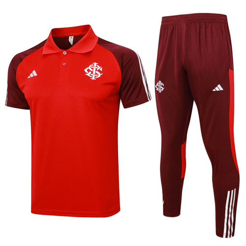 24/25 Cruzeiro Red Polo Collar Pants Set(C1106)