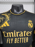 24/25 RMA Black Golden Dragon Player Version Soccer Jersey
