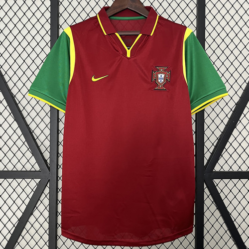 1999 Portugal Home Retro Soccer Jersey