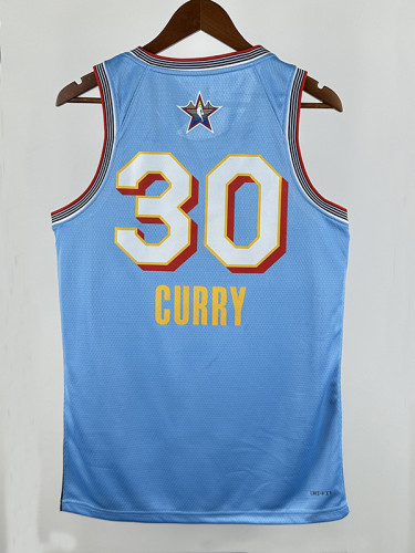 24/25 ALL-STAR CURRY # 30 Light  Blue Top Quality Hot Pressing NBA Jersey