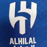 2025 Al Ahli Blue Player Version  Polo Shirt