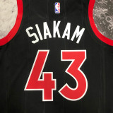 22/23 RAPTORS SIAKAM #43 Black red Top Quality Hot Pressing NBA Jersey (Trapeze Edition)