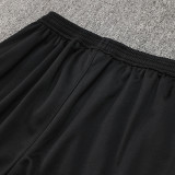24/25 Germany White Hooded  Half Pull Tracksuit(Add Fluff)  (半拉链、加绒F595)