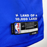 23/24 Timberwolves TOWNS #32 Blue City Edition Top Quality Hot Pressing NBA Jersey