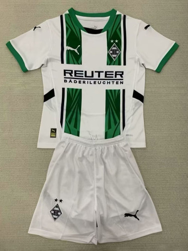 24/25 Monchengladbach Home Kids  Soccer Jersey