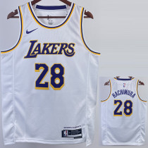22/23 LAKERS HACHIMURA #28 White Top Quality Hot Pressing NBA Jersey(圆领) 22/23 LAKERS HACHIMURA #28 White Top Quality Hot Pressing NBA Jersey(圆领)