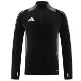24/25 AD Black Half Zipper Sportswear # 801黑(半拉链)