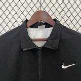 2024 New NK Black Windbreaker（黑色、背后大白字）