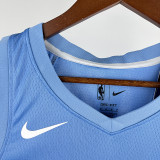 Timberwolves EDWARDS #5 Sky Blue Edition Top Quality Hot Pressing NBA Jersey